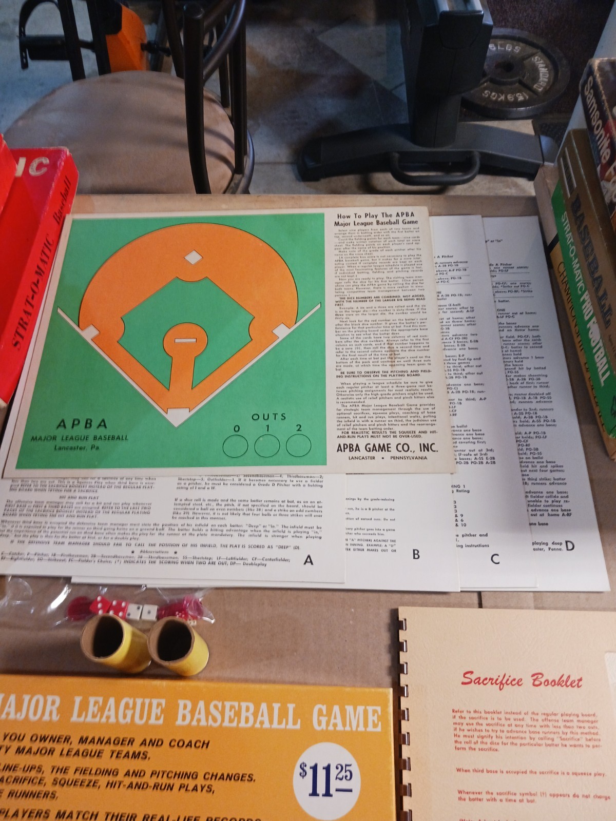 APBA Baseball Pro League & Master Game. 4 Years Of Cards Complete 80 ...
