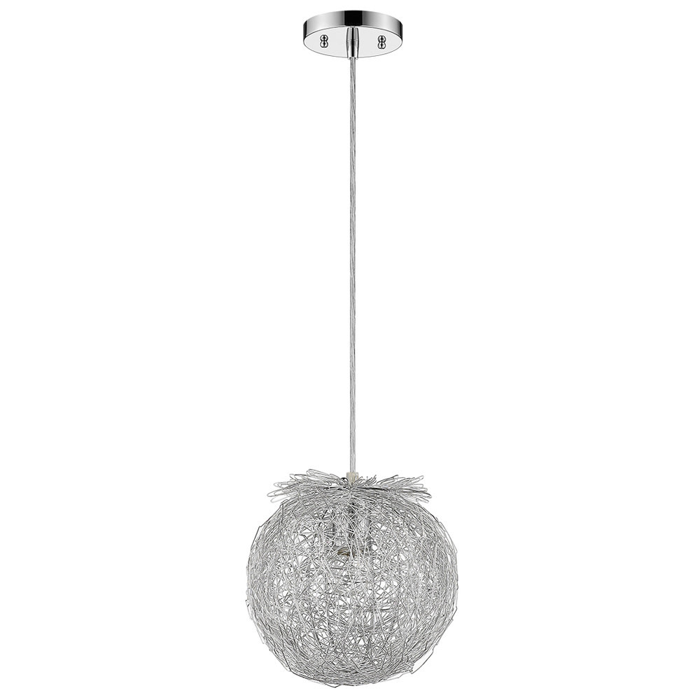 Acclaim Lighting TP4096 Distratto 12-Inch Chrome Pendant Light