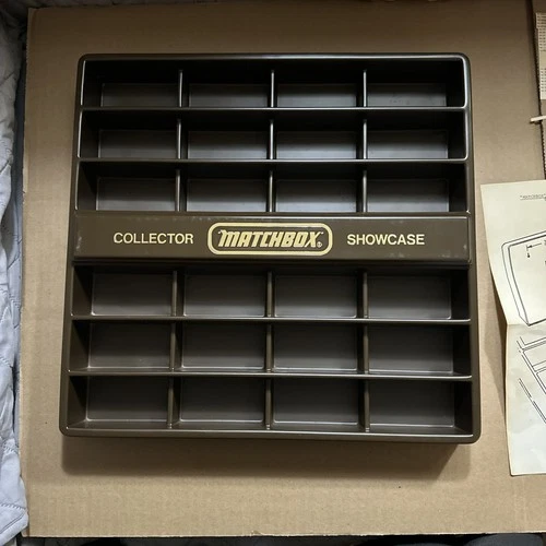 MATCHBOX “Collector Showcase” VTG 1978 W/ Box & Paperwork Exc Cond.