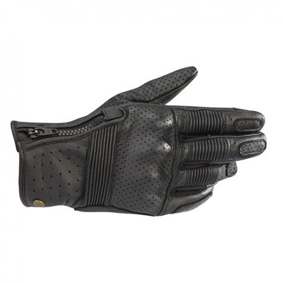Alpinestars Rayburn V2 Motorrad Urban Lederhandschuhe (schwarz)