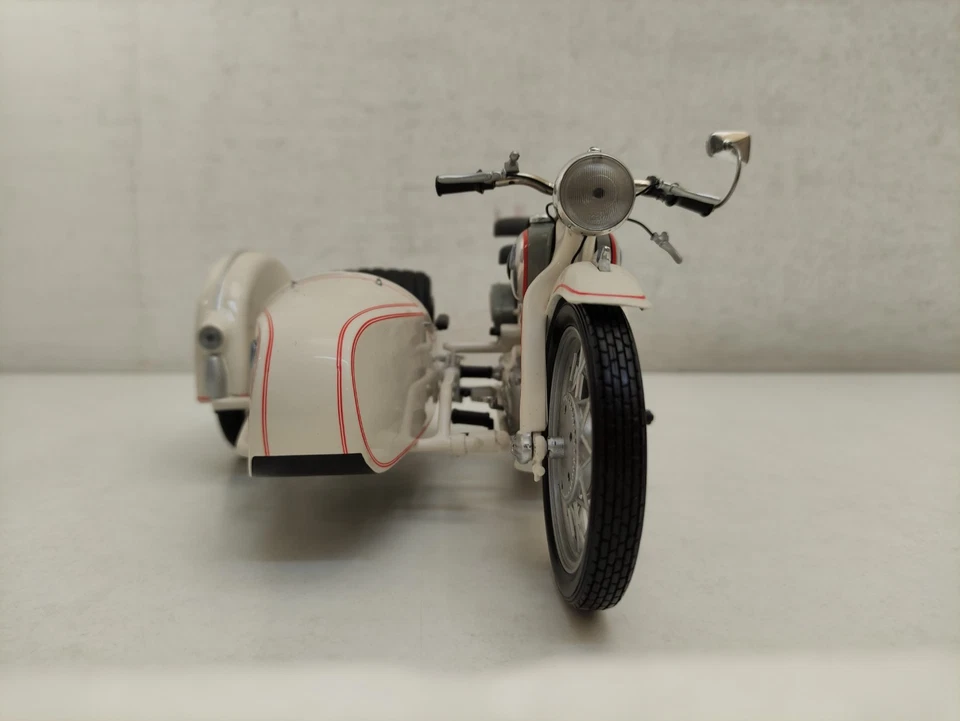 Schuco Modellino Side Car NSU Max Bianco Sidecar Scala 1/10-I20 - Immagine 2 di 4