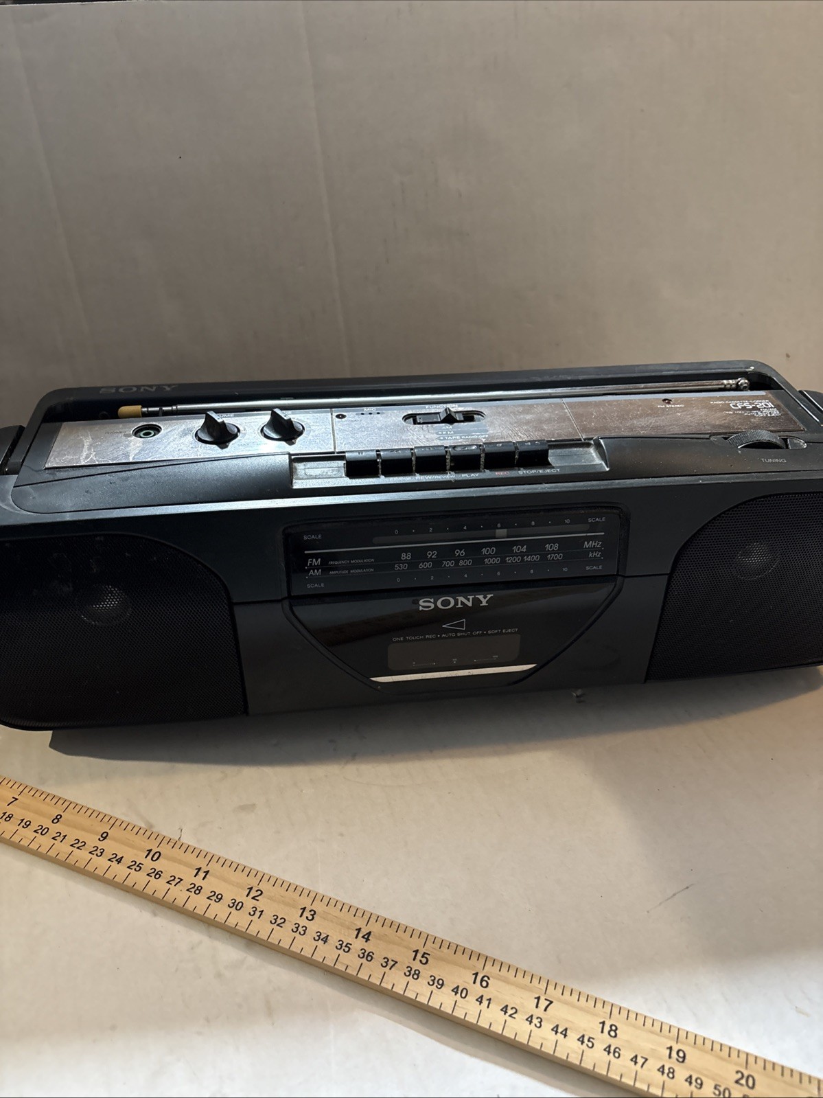 現状品ダブルラジカセ ラジカセ CFS-V15 昭和レトロ 希少 昭和レトロ