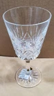 Vintage Waterford Crystal Lismore Water Goblet with Original Sticker - 6 7/8”
