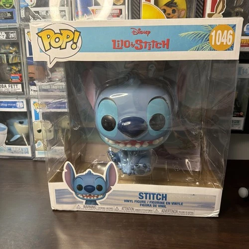 Funko Pop! Vinyl Jumbo 10 in: Disney - Stitch (Jumbo) #1046