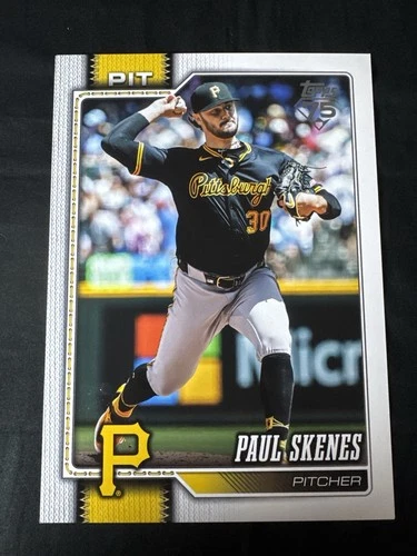 Paul Skenes Oversized Rookie Card Topps Series 1 75th Pirates RC 🔥