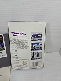 1990 Mindscape Nintendo NES Days Of Thunder Game CIB.  Nice Copy