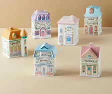 2026 Lenox Spice Village Savory Street 6 Piece Spice Jar Set NEW