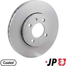 2x JP GROUP Bremsscheibe JP 1163114600 für 122 VW BL1 BL3 123 BL2 UP 121 CITIGO
