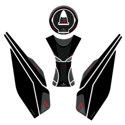 Kit Tank Basic Resin Sticker 3D Ducati Panigale - Streetfighter V2-V2s 2025-2026