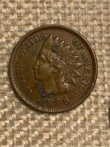 1896 Indian Head Cent: XF-AU Details