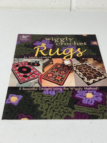 Annie's Attic Vintage Wiggly Crochet Rugs Susan Lowman Pattern Book 2009