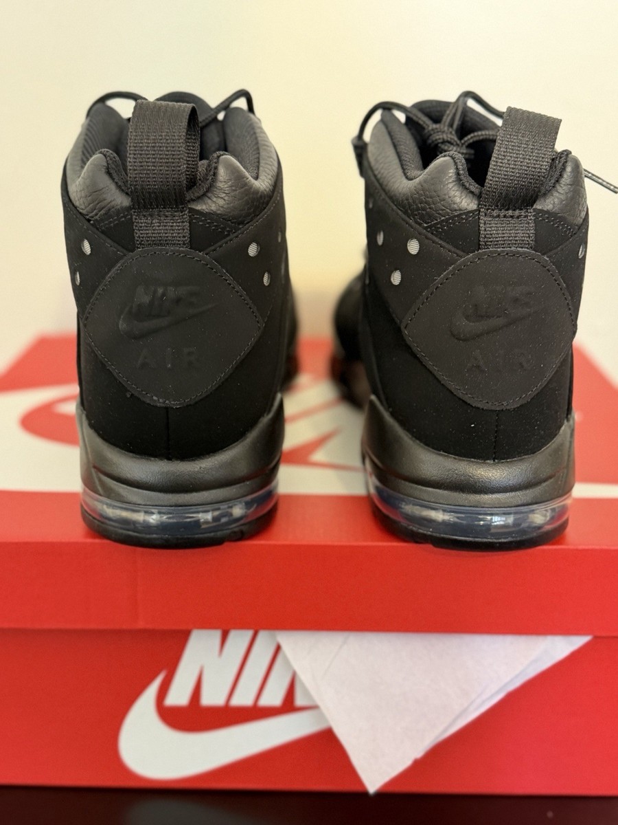 MENS SIZE 14 Nike Air Max 2 CB 94 'Triple Black' Charles Barkley