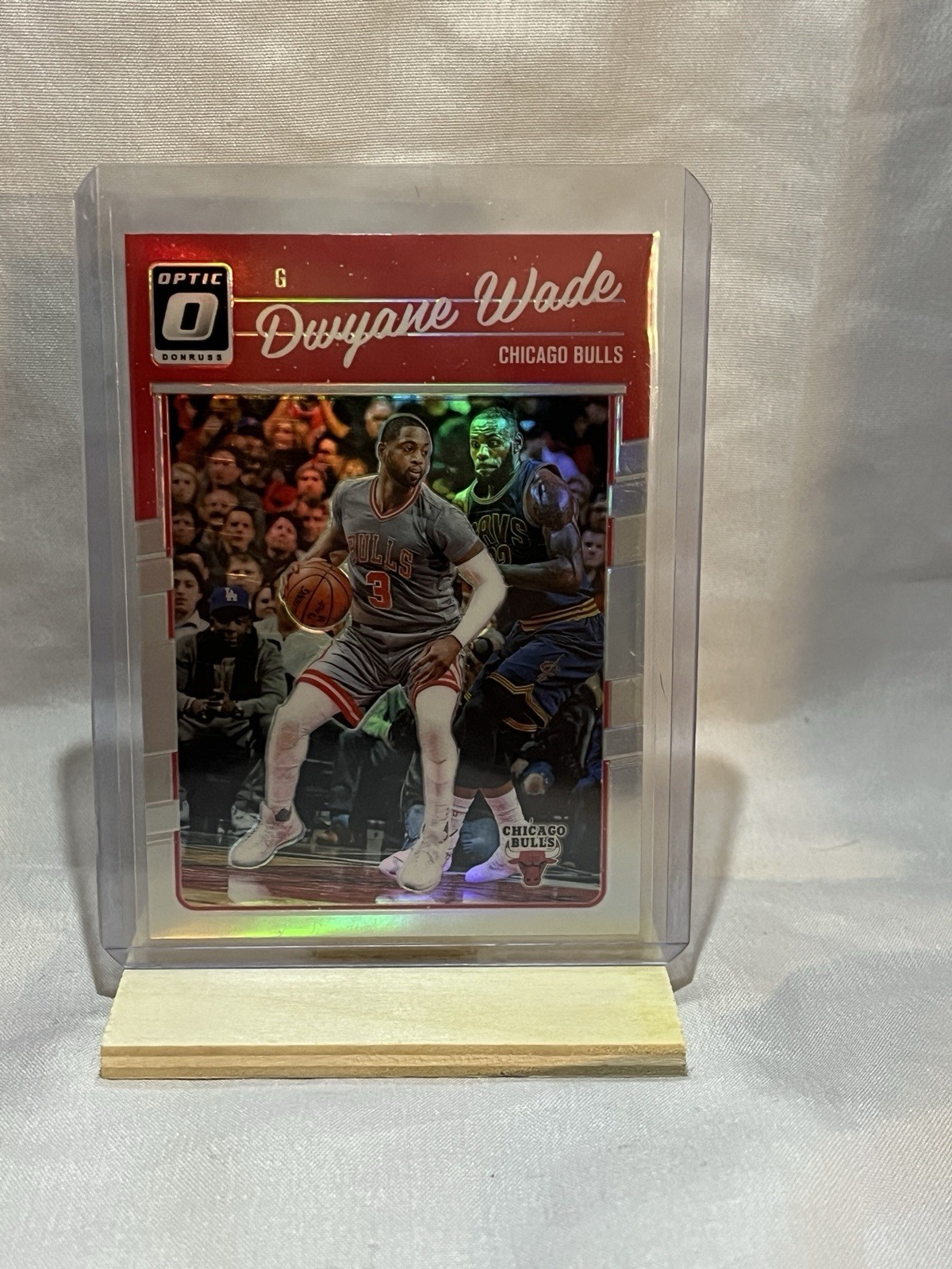 2016 Donruss Optic Holo Silver Prizm (Guarded by ) Dwyane Wade LeBron James k5j