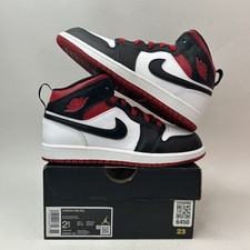 Nike Air Jordan 1 Mid PS Gym Red/Black Toe DQ8424-106 2.5Y New