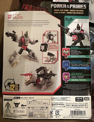 Takara Tomy Japan Transformer Power of the Prime Dinobot SLUG POTP