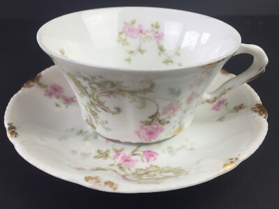 Vintage THEODORE HAVILAND LIMOGES France Rose Pattern