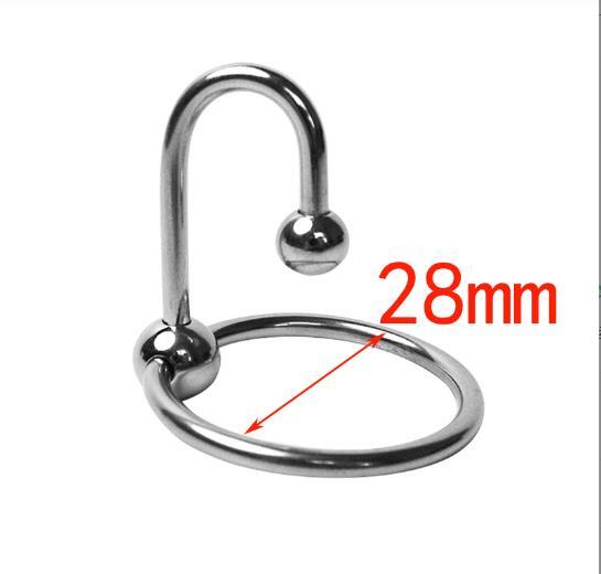 Stainless Stee Men's Delay Ring Glans Plug tube plug Ring