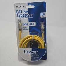 Belkin CAT 5e Crossover Patch Cable RJ45 10ft...