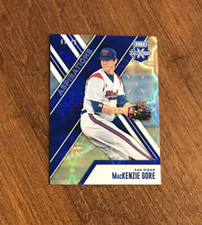 MacKenzie Gore 2017 Elite Extra Edition Aspirations Blue #3 Nationals Padres /75