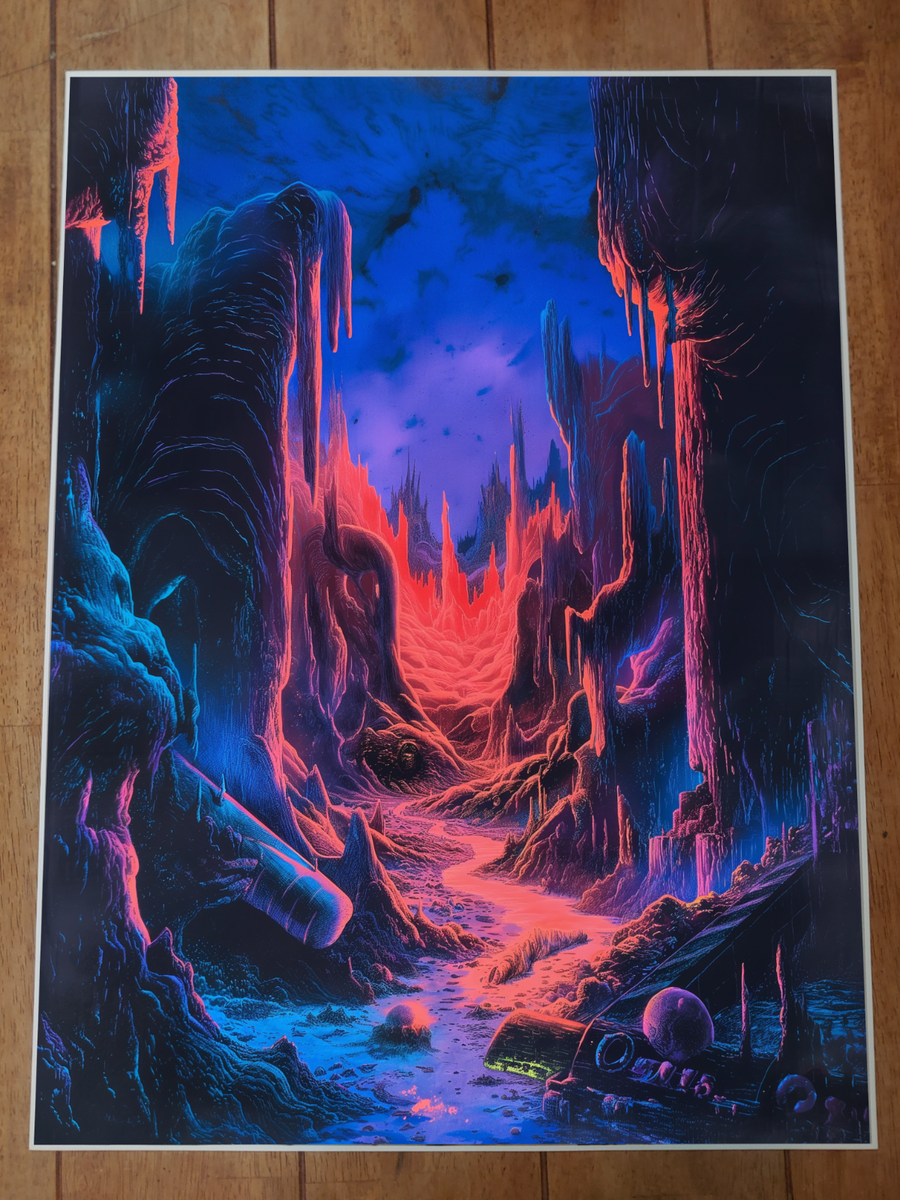 Horror Landscape Poster 18x24in | eBay