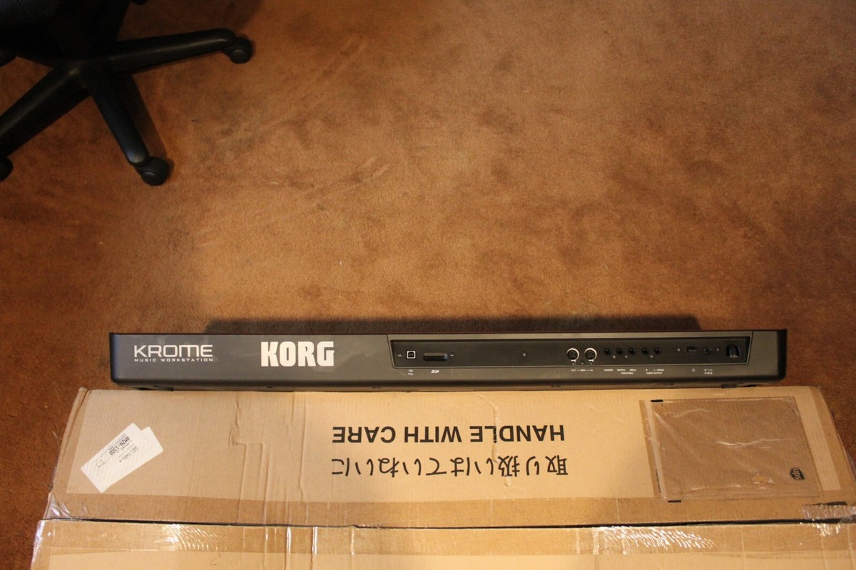 KORG KROME 61 Music Workstation LTD Color RED w/ Power