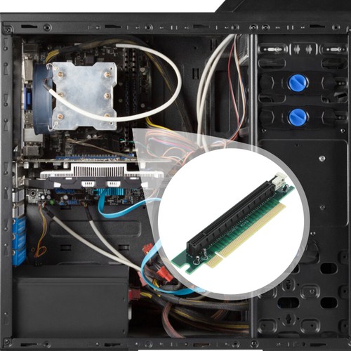 Gpu Riser Adapter Card 90 Degree Pci Express Extension Adapter Pc Accessory - Afbeelding 11 van 12