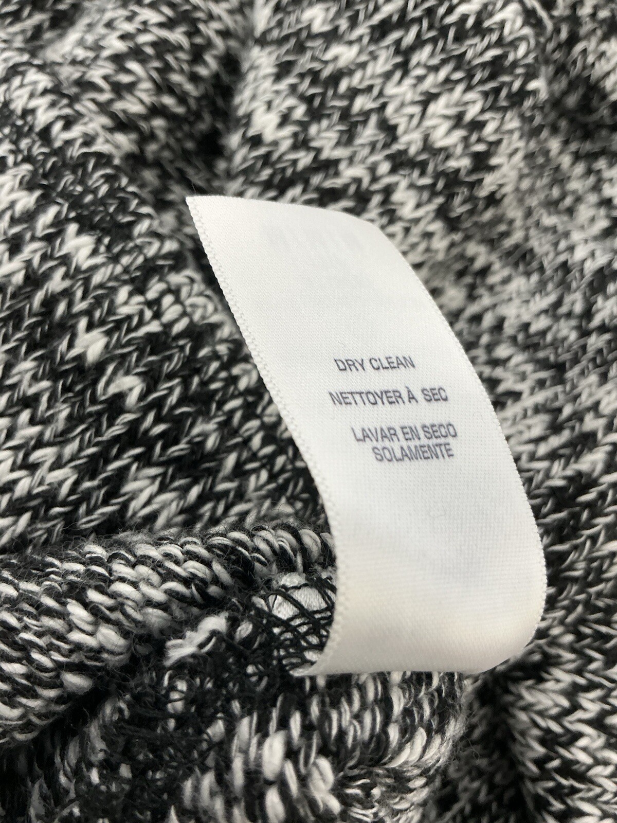 Womans Splendid Medium Pullover Black White Cowl … - image 5