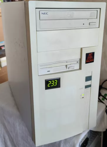 Computergehäuse, AT Tower Computer case,Mhz display,486,socket7,socket370, DVD
