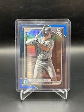 2024 Bowman Bowman Chrome Prospects Jacob Burke Blue Refractors /150 White Sox