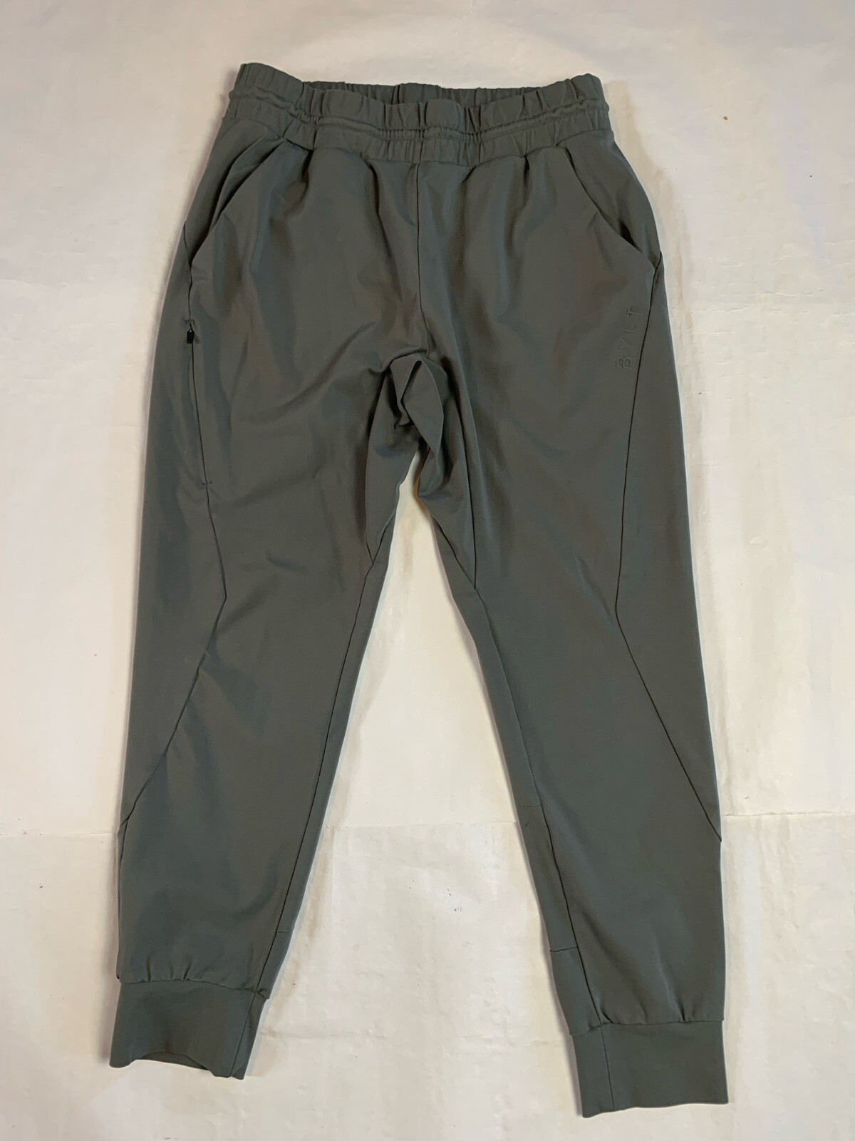 BYLT Mens Large Gray Joggers - Athletic Lounge Sweatpants for Active Comfort-image