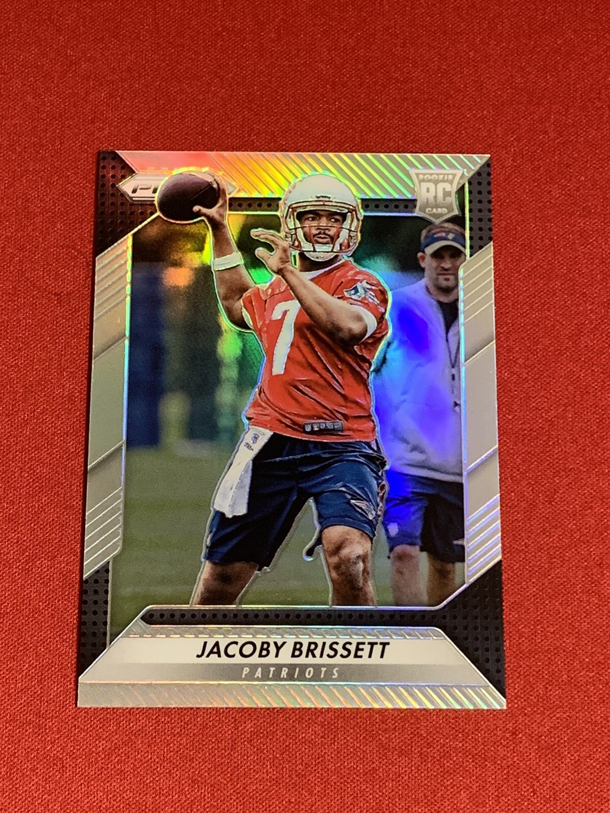 2016 Jacoby Brissett Silver Prizm Rookie 