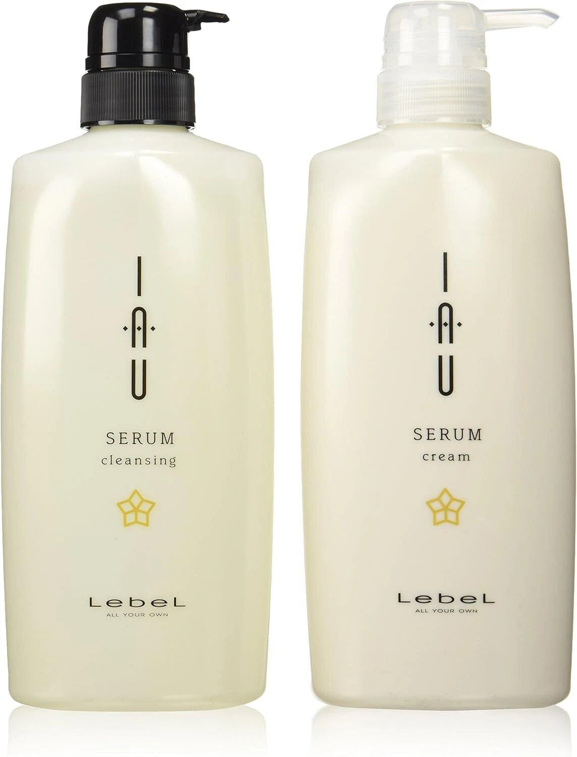 Lebel All Your Own IAU SERUM Shampoo and Treatment 600ml x 2 Made in Japan