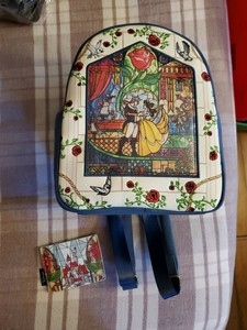 Loungefly Beauty&the Beast Stained Glass Mini Backpack ...