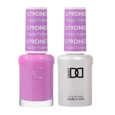 DND Match UV Gel + Nail Polish #579 Violet Femmes