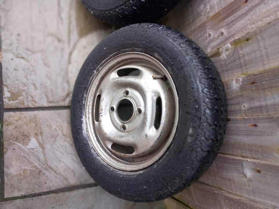 Rare Austin Metro 2 x Wheels And 160 65 R315 Tyres eBay