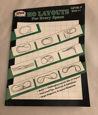 Atlas Model Railroad Co. HO Layouts For Every Space, Level 2, Book 11 ...