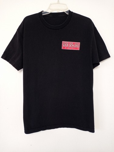 RARE Outlaw MC Support War Demons Hawaii 1% MC Black T-shirt Size Large* - Picture 2 of 7