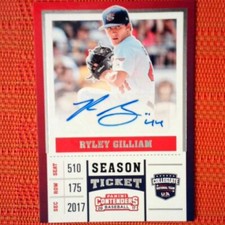 2017 Panini Elite Extra Edition USA Baseball Ryley Gilliam #USAT-RG Auto