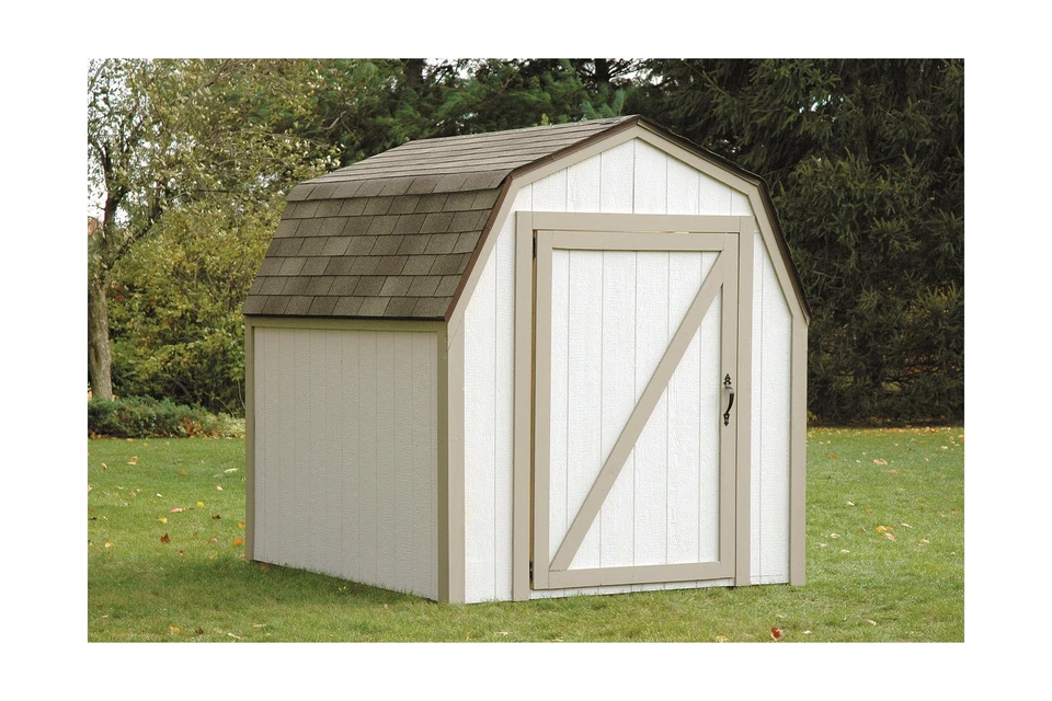 Kit de cobertizo personalizado 2x4basics 90190MI con techo de granero Foto 3 de 4