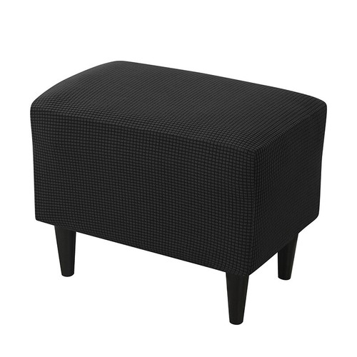 Footstool Chair Cover Stretch Stool Sofa Storage Slipcover Protector Rectangle / - Picture 10 of 42