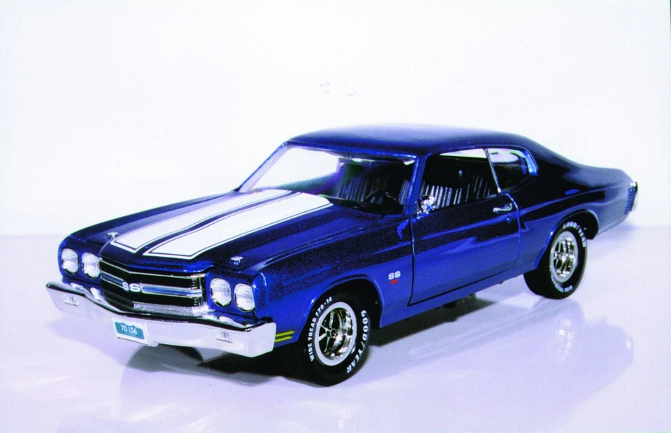 1:18 Ertl 雪佛兰 Chevelle '70 SS 454 LS6 向日葵黄色,橙色 完好带盒 — 第 4/4 张图片