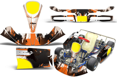 Go Kart Racing Grafiken Set Sticker Für KG Kinder Baby Krypton Crbn-X O