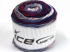 3-Skein/Cakes Lot Cakes Blues Yarn FREE SHIPPING navy lilac maroon grey