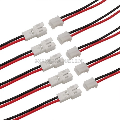 JST PH 2.0 2 Pin 20CM Male Female Cable Connector Micro JST PH 2P 2.0mm Pitch - Picture 2 of 5