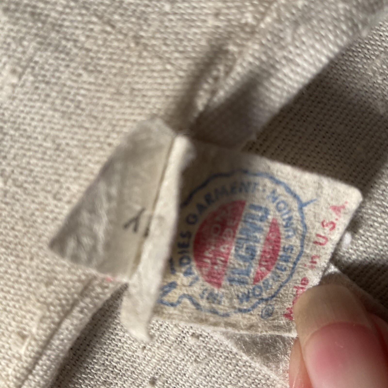 vintage 70's patchwork button down shirt/shacket-… - image 7