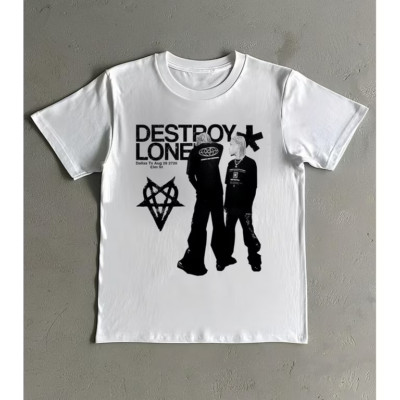 Destroy Lonely White Classic T-Shirt Cotton Unisex S-5XL BO976