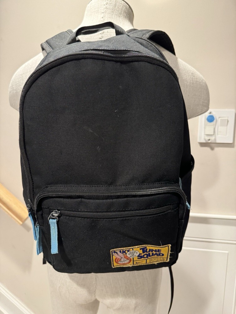 Nike Heritage Space Jam 2 Lebron Tune Squad Backpack Black Light Blue