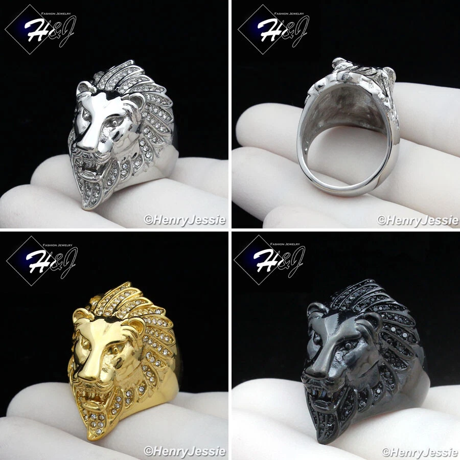 Lion Angry Face Ring Animal Jewelry 3d model - TurboSquid 1879427