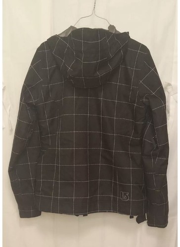 Burton Women’s Dry Ride Black Plaid Ski/Snowboarding Jacket Sz. Medium M Coat - Picture 2 of 6