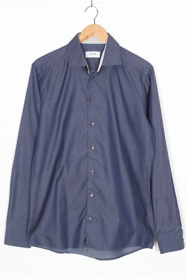 slim fit dress slacks Houndstooth Signature Twill Slim Fit Shirt 100012171 – Robinsons of Bawtry main image 1